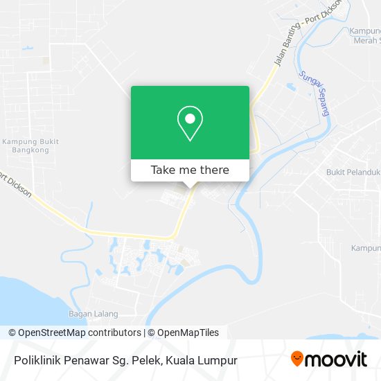 Peta Poliklinik Penawar Sg. Pelek