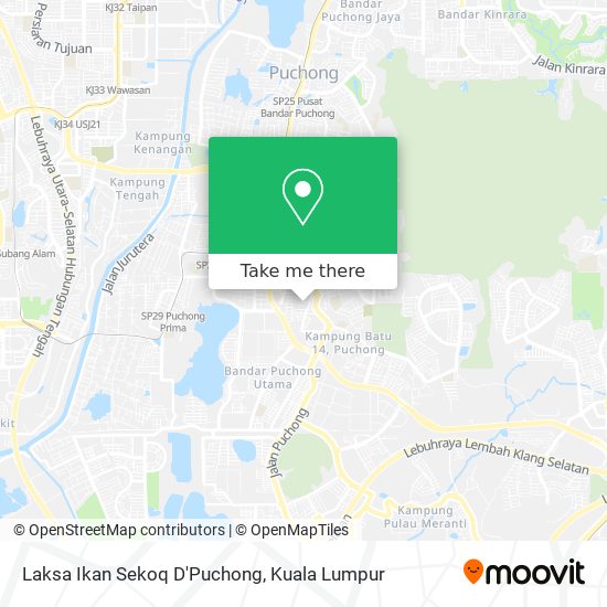 Peta Laksa Ikan Sekoq D'Puchong
