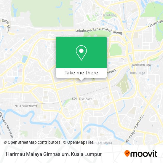 Harimau Malaya Gimnasium map