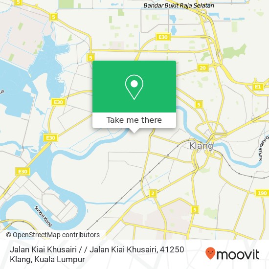 Jalan Kiai Khusairi / / Jalan Kiai Khusairi, 41250 Klang map