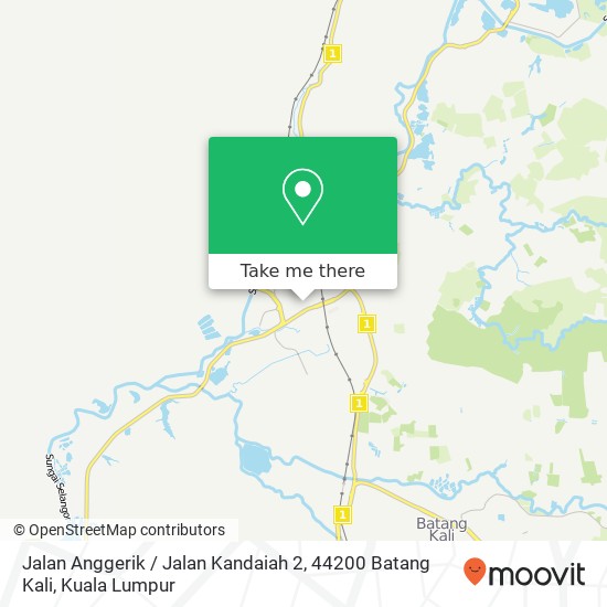 Jalan Anggerik / Jalan Kandaiah 2, 44200 Batang Kali map