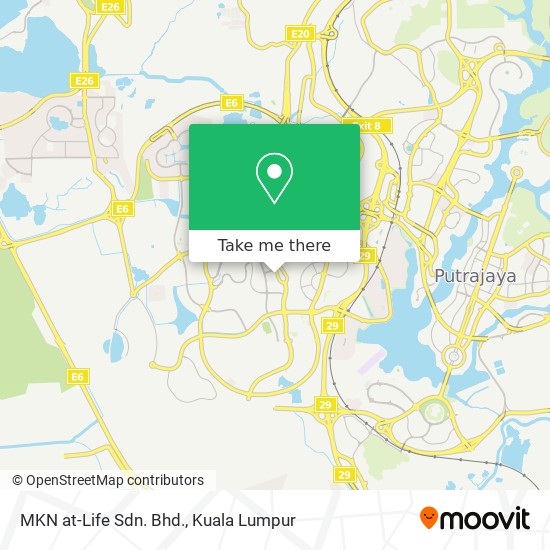 MKN at-Life Sdn. Bhd. map