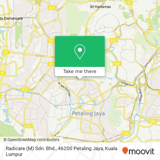Radicare (M) Sdn. Bhd., 46200 Petaling Jaya map
