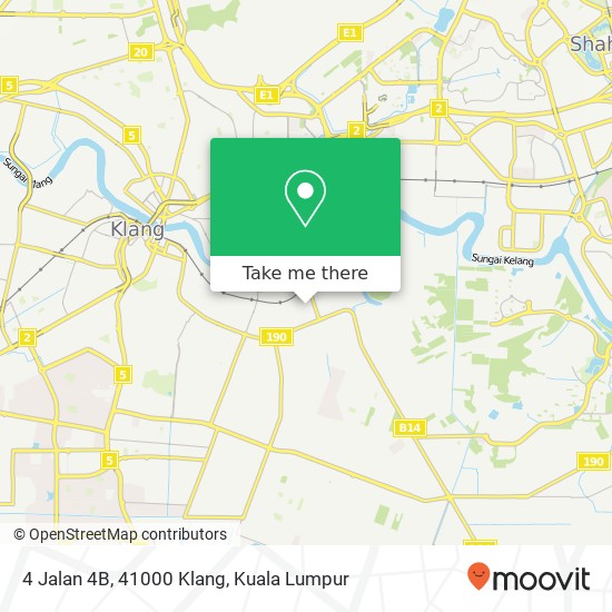 4 Jalan 4B, 41000 Klang map