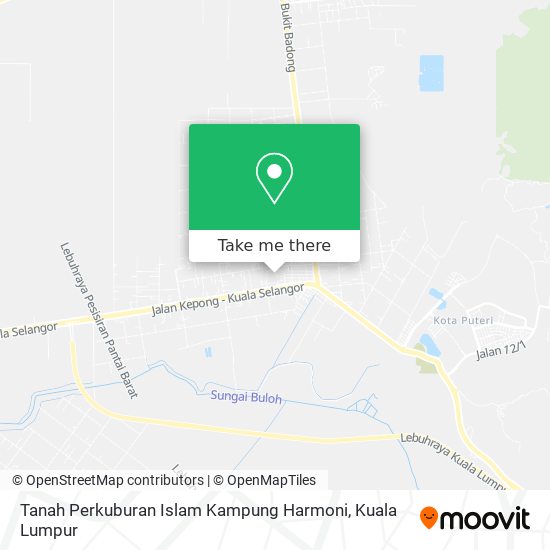 Peta Tanah Perkuburan Islam Kampung Harmoni