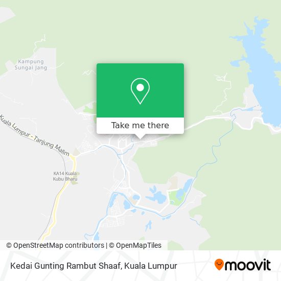 Kedai Gunting Rambut Shaaf map