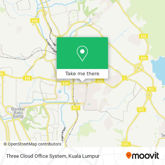 Three Cloud Office System map