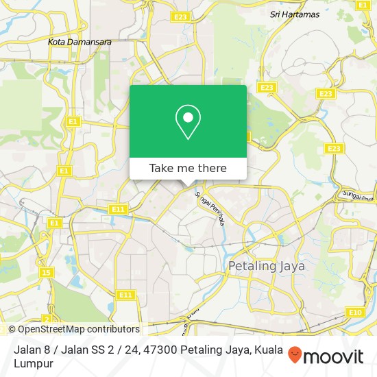 Jalan 8 / Jalan SS 2 / 24, 47300 Petaling Jaya map