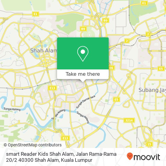 smart Reader Kids Shah Alam, Jalan Rama-Rama 20 / 2 40300 Shah Alam map