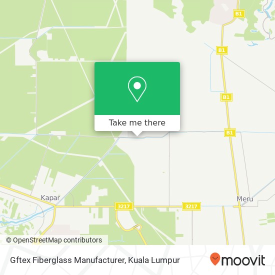 Peta Gftex Fiberglass Manufacturer, Jalan Iskandar 42200 Kapar