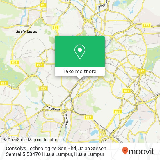 Consolys Technologies Sdn Bhd, Jalan Stesen Sentral 5 50470 Kuala Lumpur map