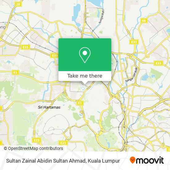 Sultan Zainal Abidin Sultan Ahmad map