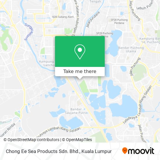 Chong Ee Sea Products Sdn. Bhd. map