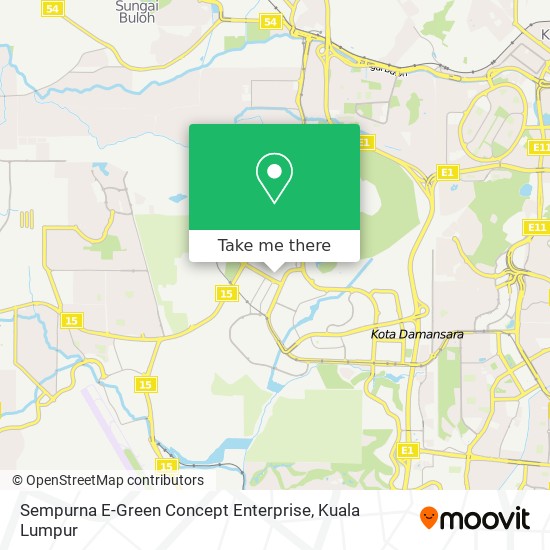 Sempurna E-Green Concept Enterprise map