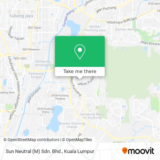 Sun Neutral (M) Sdn. Bhd. map