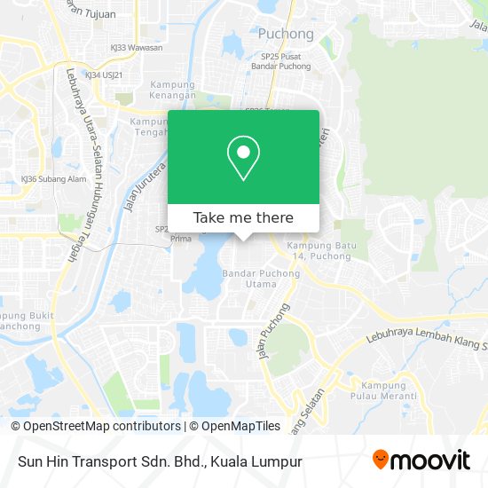 Sun Hin Transport Sdn. Bhd. map