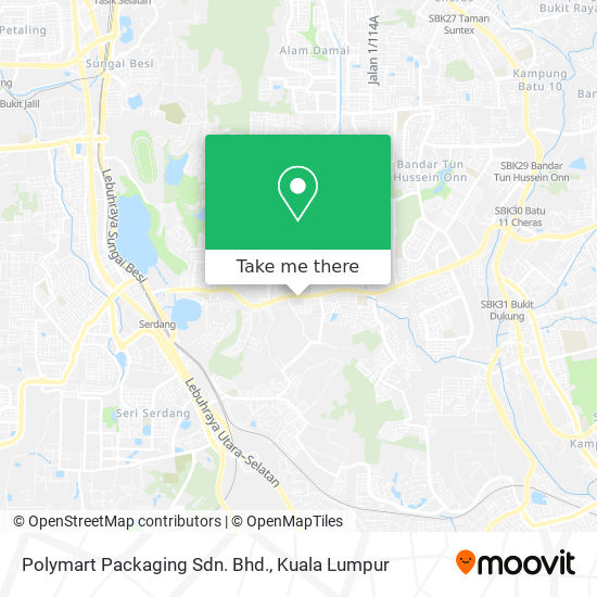 Polymart Packaging Sdn. Bhd. map