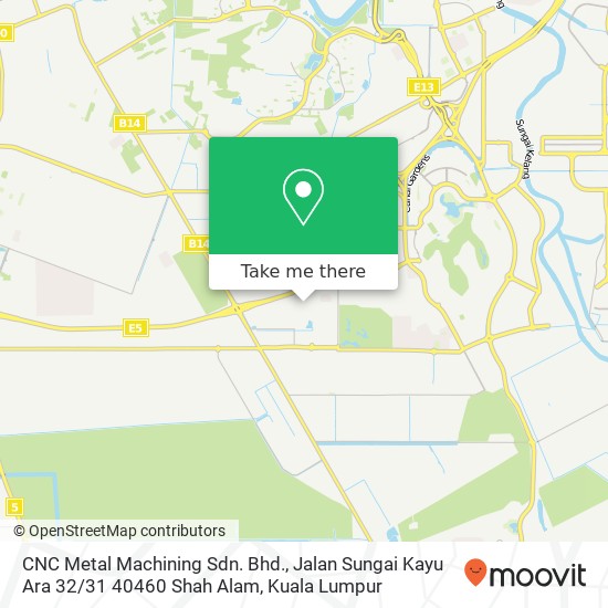 CNC Metal Machining Sdn. Bhd., Jalan Sungai Kayu Ara 32 / 31 40460 Shah Alam map