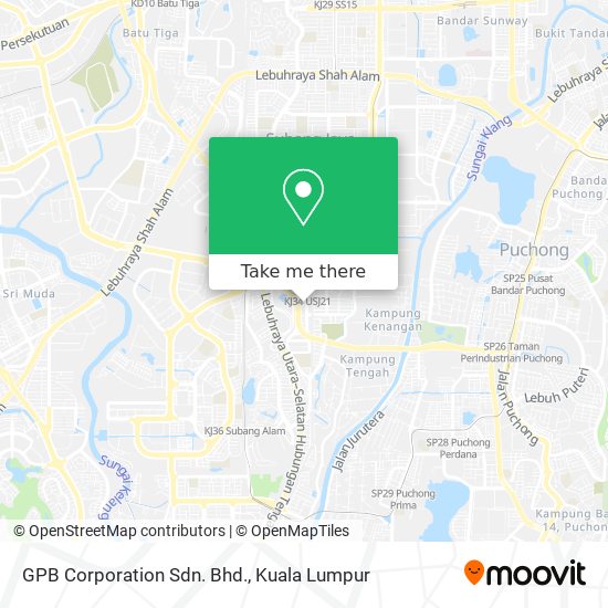 GPB Corporation Sdn. Bhd. map