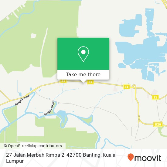 Peta 27 Jalan Merbah Rimba 2, 42700 Banting