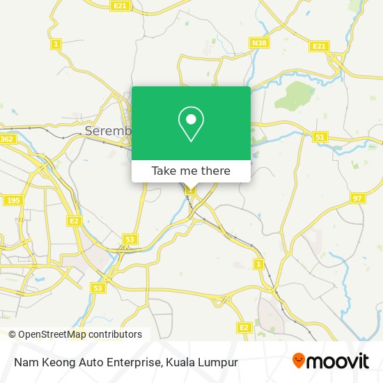 Nam Keong Auto Enterprise map