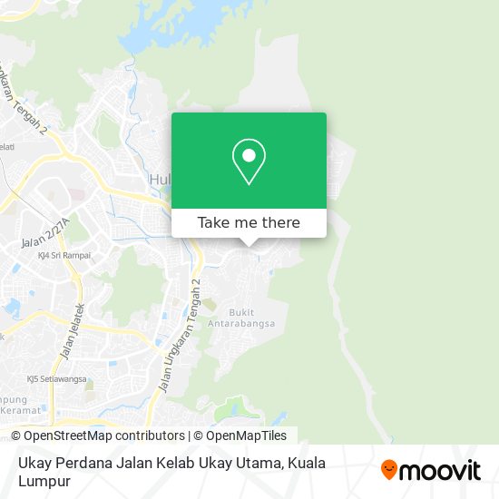 Ukay Perdana Jalan Kelab Ukay Utama map