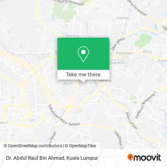 Dr. Abdul Rauf Bin Ahmad map