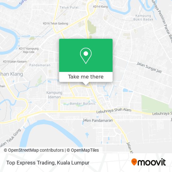 Top Express Trading map