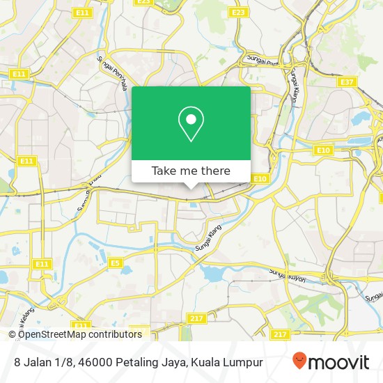 8 Jalan 1 / 8, 46000 Petaling Jaya map