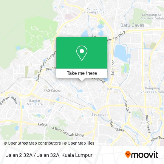 Peta Jalan 2 32A / Jalan 32A