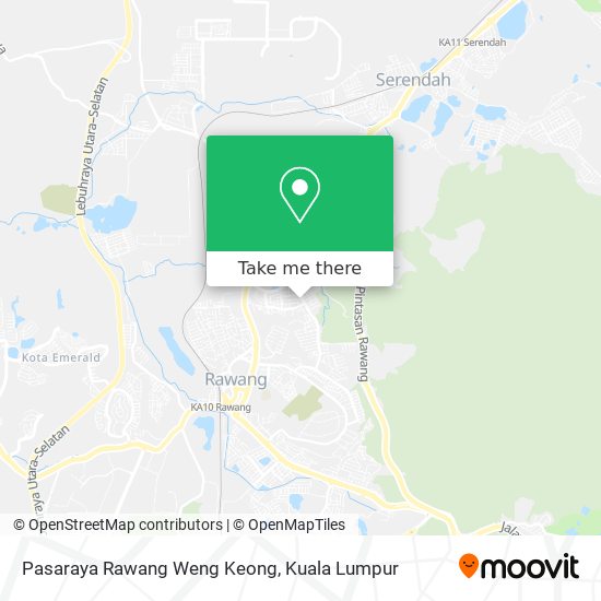 Pasaraya Rawang Weng Keong map