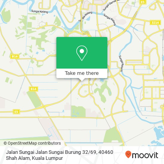 Peta Jalan Sungai Jalan Sungai Burung 32 / 69, 40460 Shah Alam