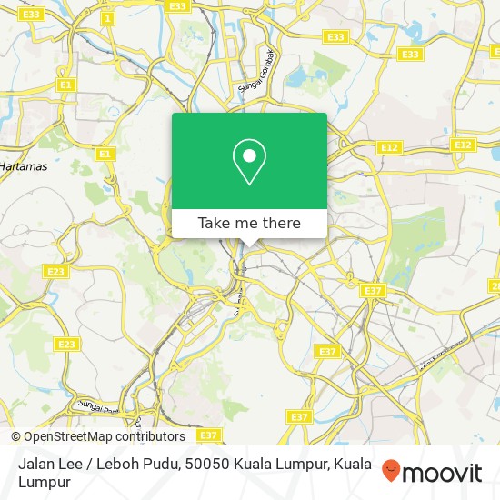 Jalan Lee / Leboh Pudu, 50050 Kuala Lumpur map