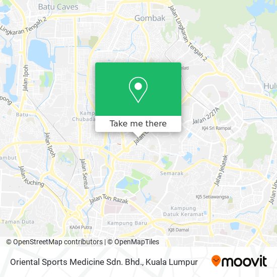 Peta Oriental Sports Medicine Sdn. Bhd.