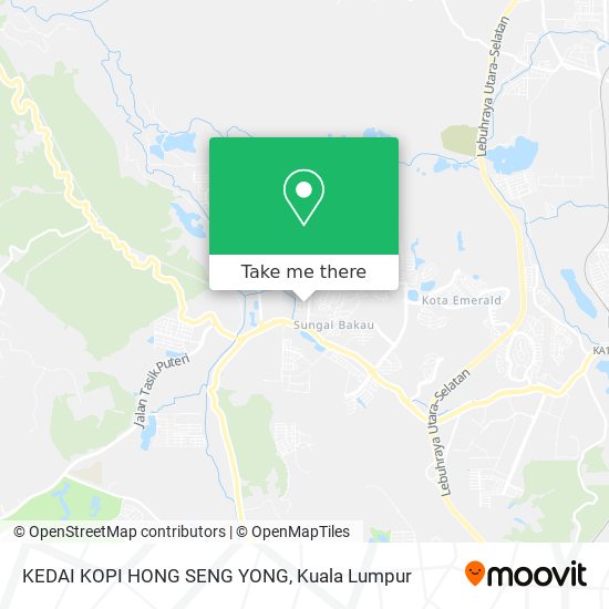 Peta KEDAI KOPI HONG SENG YONG