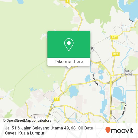 Jal 51 & Jalan Selayang Utama 49, 68100 Batu Caves map