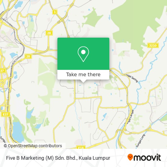 Five B Marketing (M) Sdn. Bhd. map