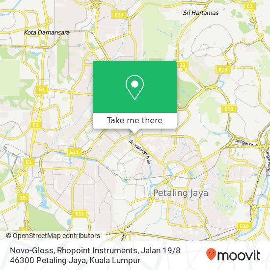 Novo-Gloss, Rhopoint Instruments, Jalan 19 / 8 46300 Petaling Jaya map