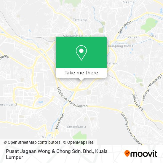 Pusat Jagaan Wong & Chong Sdn. Bhd. map