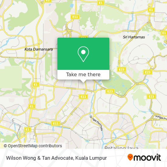 Wilson Wong & Tan Advocate map