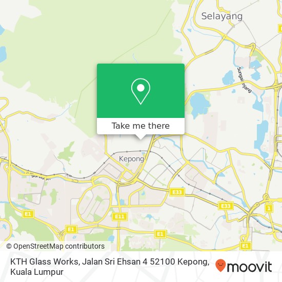KTH Glass Works, Jalan Sri Ehsan 4 52100 Kepong map