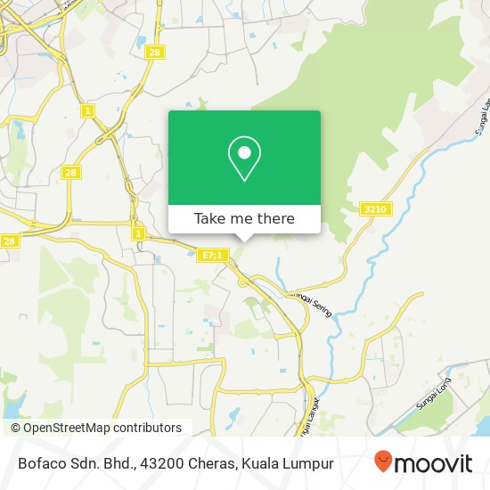 Bofaco Sdn. Bhd., 43200 Cheras map