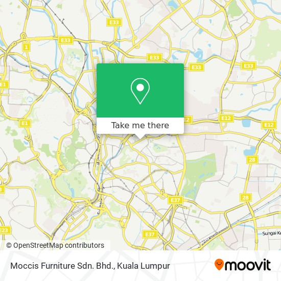 Moccis Furniture Sdn. Bhd. map