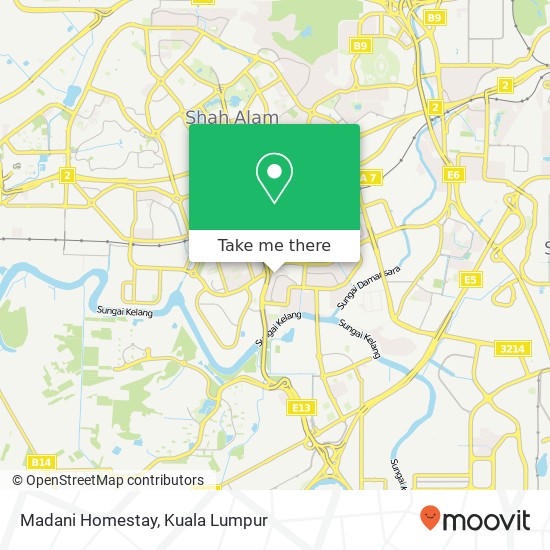 Madani Homestay map