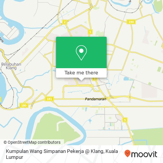 Peta Kumpulan Wang Simpanan Pekerja @ Klang