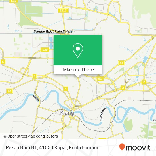 Pekan Baru B1, 41050 Kapar map