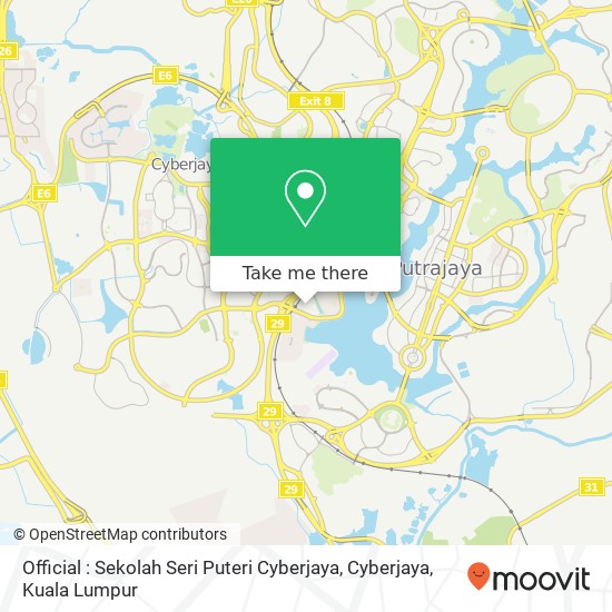 Peta Official : Sekolah Seri Puteri Cyberjaya, Cyberjaya