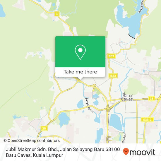 Jubli Makmur Sdn. Bhd., Jalan Selayang Baru 68100 Batu Caves map