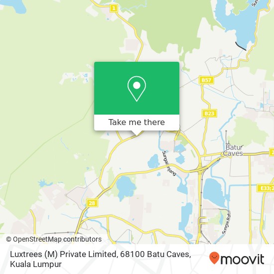 Luxtrees (M) Private Limited, 68100 Batu Caves map