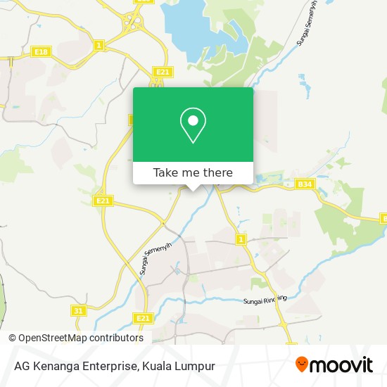 Peta AG Kenanga Enterprise